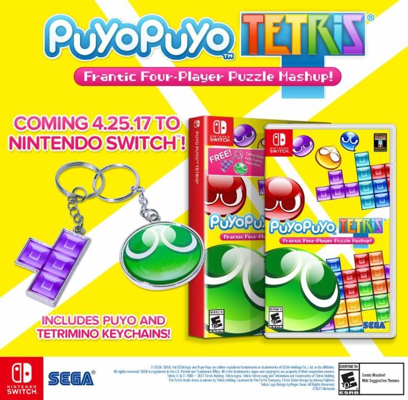 Puyo Puyo Tetris Falls Onto the Nintendo Switch In April 