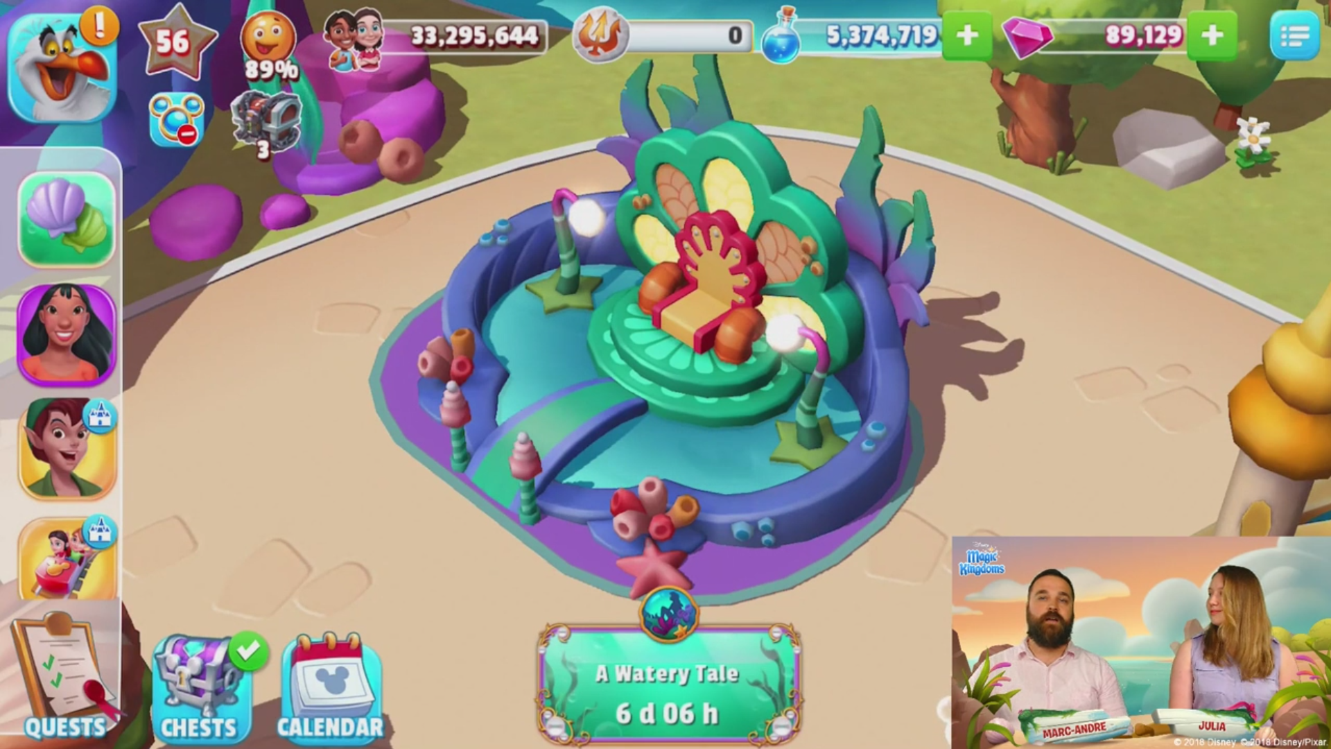 disney magic kingdom little mermaid update