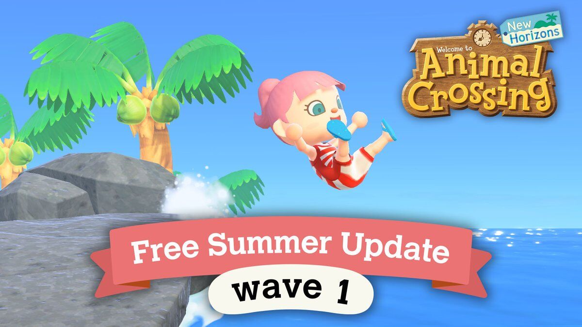 Animal Crossing: New Horizons Free Summer Update – Wave 1 (Trailer) - GamesReviews.com