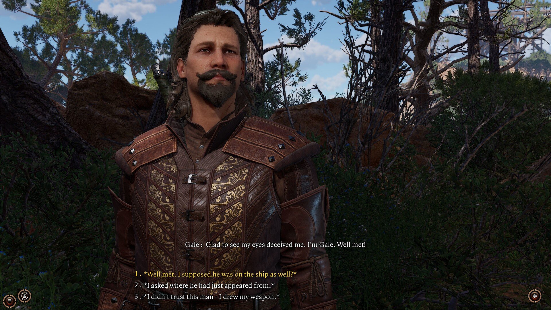 Baldur's Gate 3 dialogue