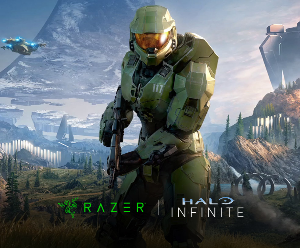 BECOME THE MASTER CHIEF WITH FOUR CUSTOM LICENSED RAZER HALO INFINITE ...