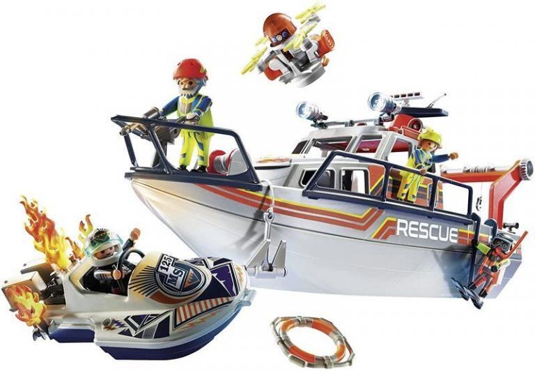 Playmobil City Action Fire Rescue And Personal Watercraft (70140 ...