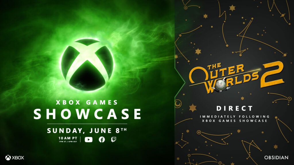 Xbox Games Showcase and The Outer Worlds 2 Direct will air on Sunday June 8th