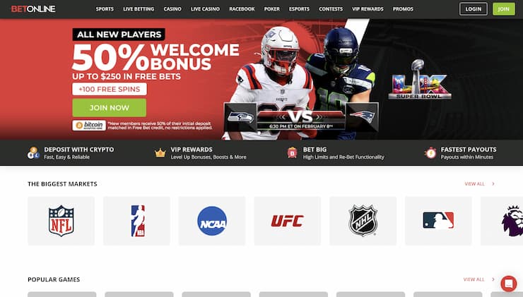 A look at BetOnline, one of the best Pennsylvania sportsbooks.