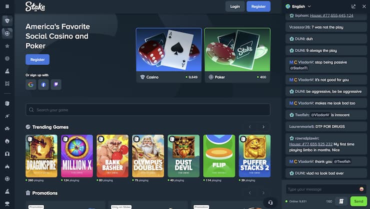 A look at Stake.us and its social poker games.