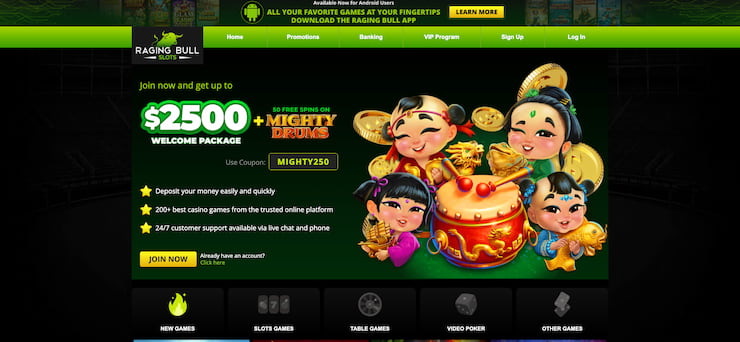 Our researcher trials Raging Bull debit card online casino
