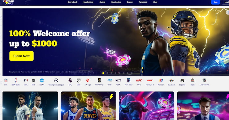 Voltage Bet college football betting site's welcome bonus