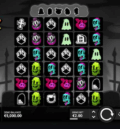 Fear the Dark slot gameplay grid with cluster pays