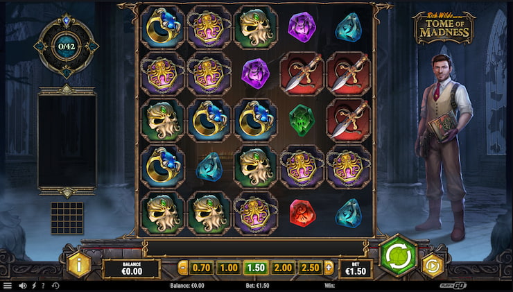 The gameplay experience on Rich Wildes Tome of Madness.